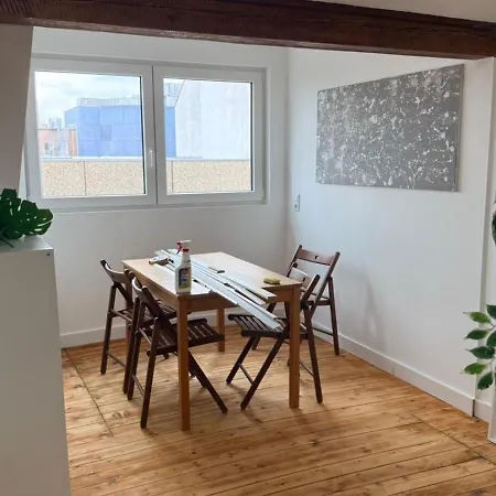 Dachgeschosswohnung Nahe Altstadt & Messe דירה *